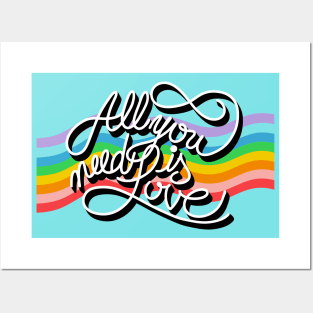 ALL YOU NEED IS LOVE Posters and Art